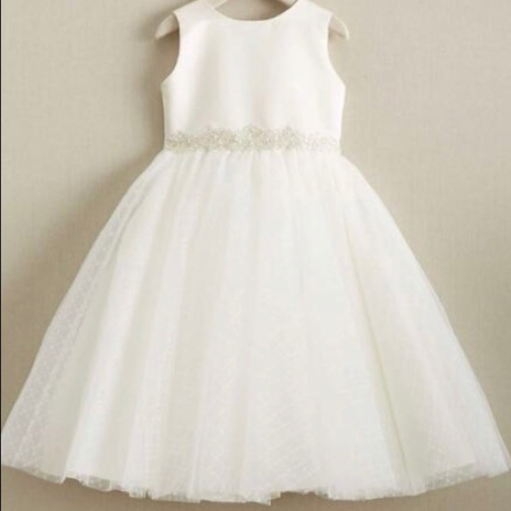 Girls Satin Dress- Flower Girl & Communion